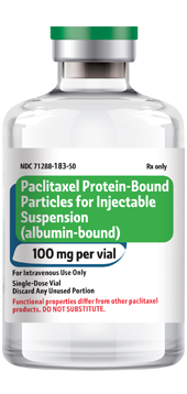 Paclitaxel Protein-Bound Particles for Injectable Suspension (albumin-bound) 100 mg per vial